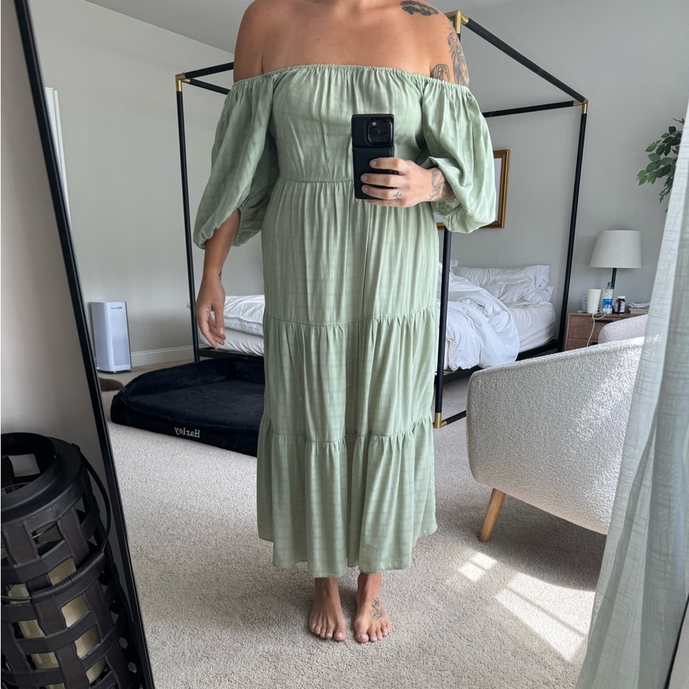 Green dress